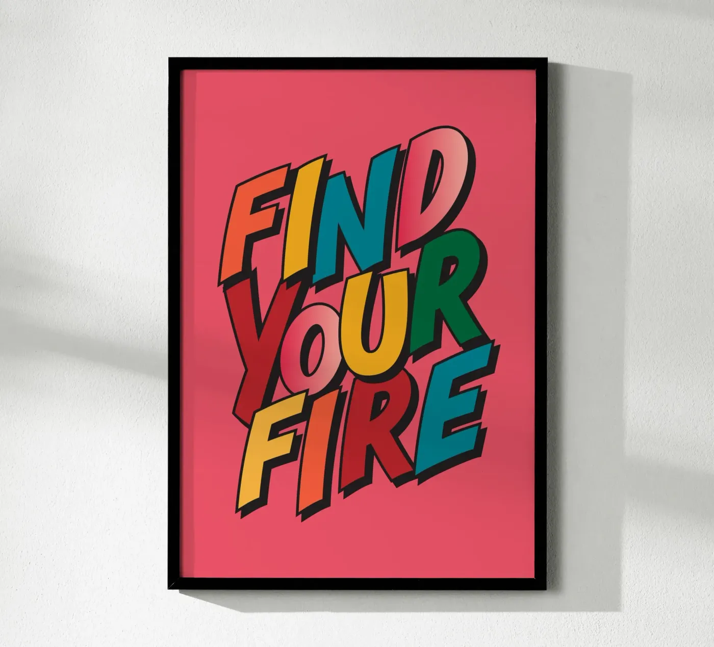 Find Your Fire poster by Gaite