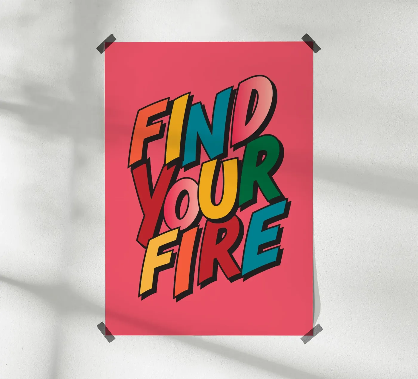 Find Your Fire poster by Gaite