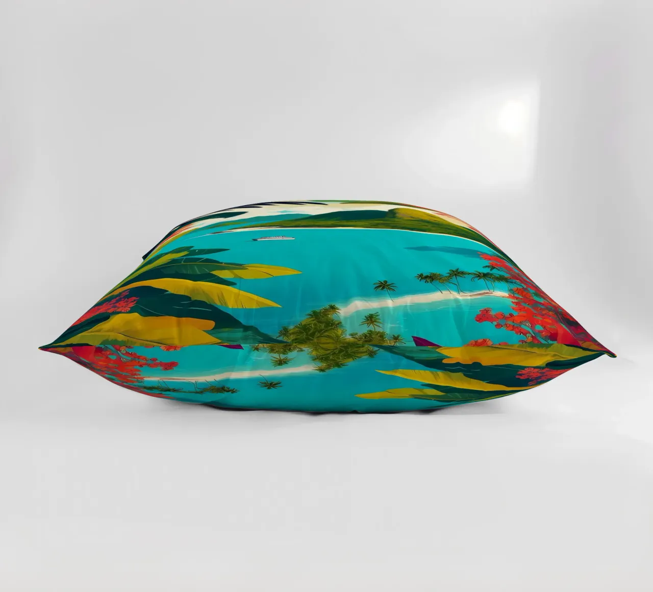 Fiji Tropical Paradise decorative cushion by Charnwood Prints