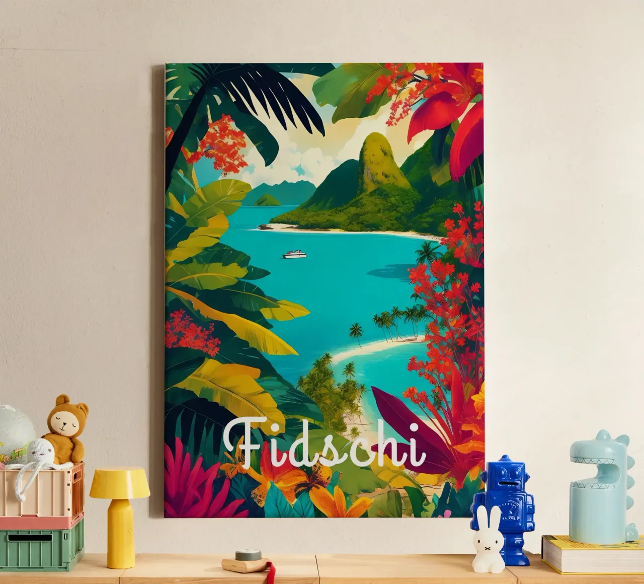 Fiji Tropical Paradise canvas by Charnwood Prints