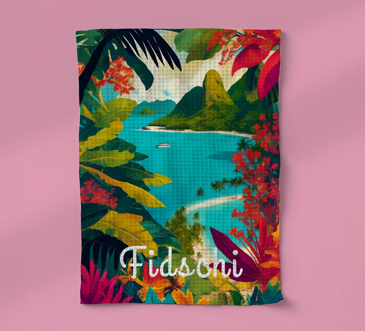 Paradis tropical des Fidji torchon de Charnwood Prints