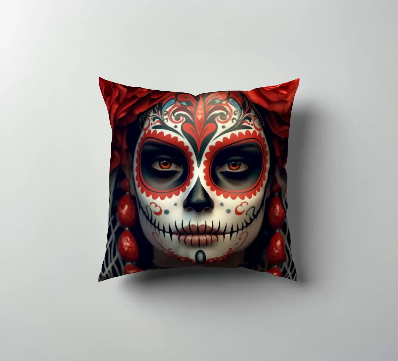 Day of the Dead Girl cuscino da Lootprint
