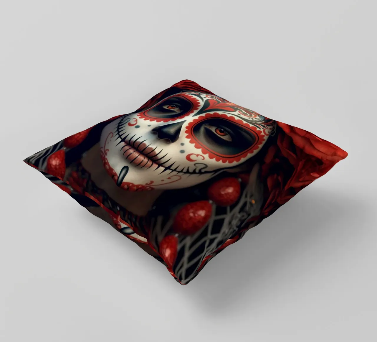 Day of the Dead Girl cuscino da Lootprint