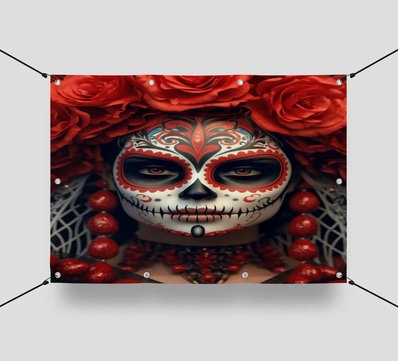 Day of the Dead Girl telo in pvc da Lootprint