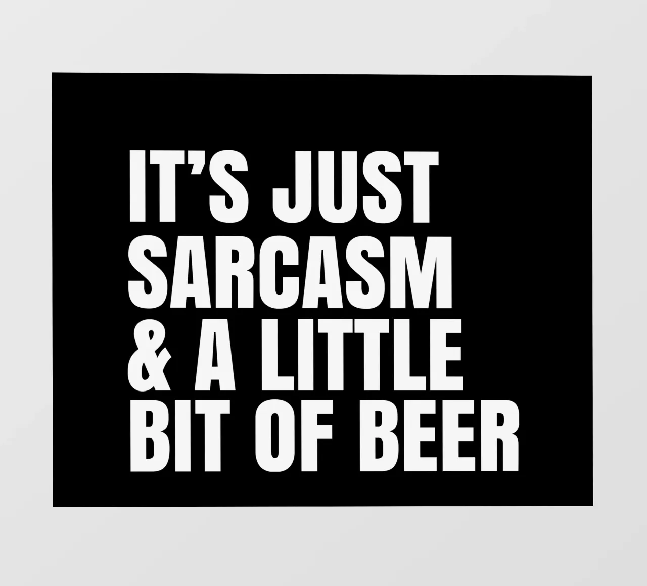 It's just sarcasm and a little bit of beer backlit film by happieeagle