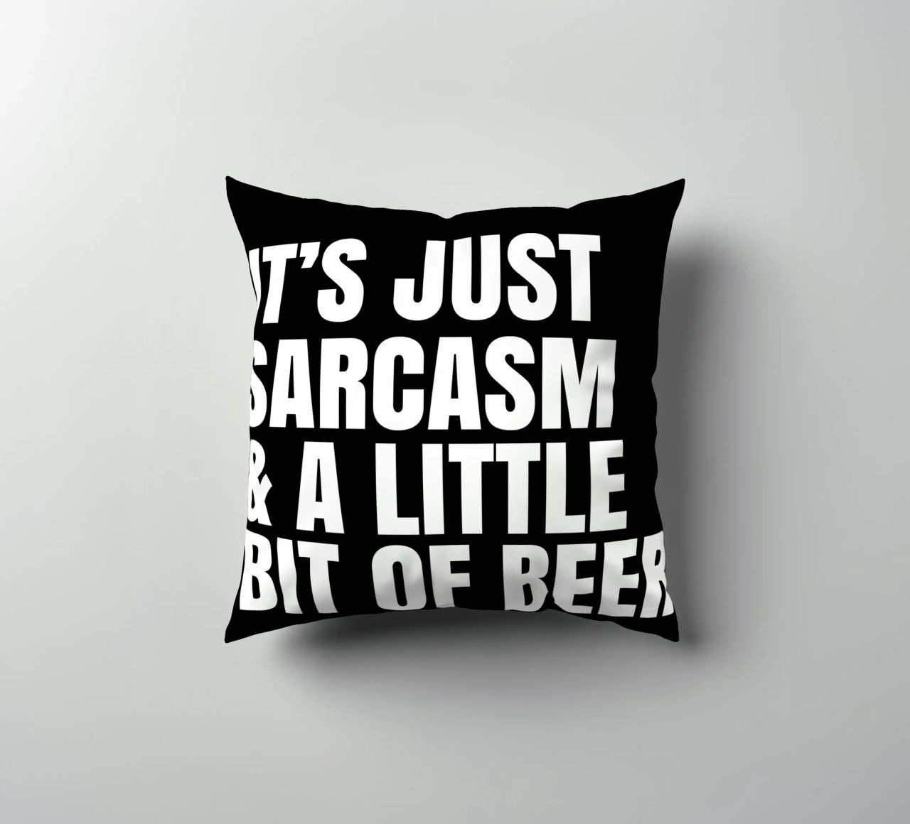 It's just sarcasm and a little bit of beer cuscino da happieeagle