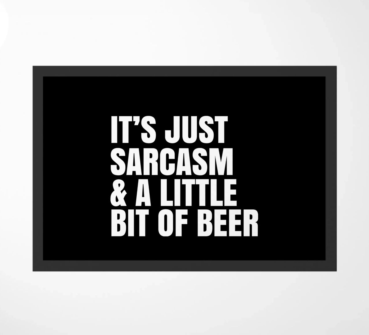 It's just sarcasm and a little bit of beer zerbino da happieeagle