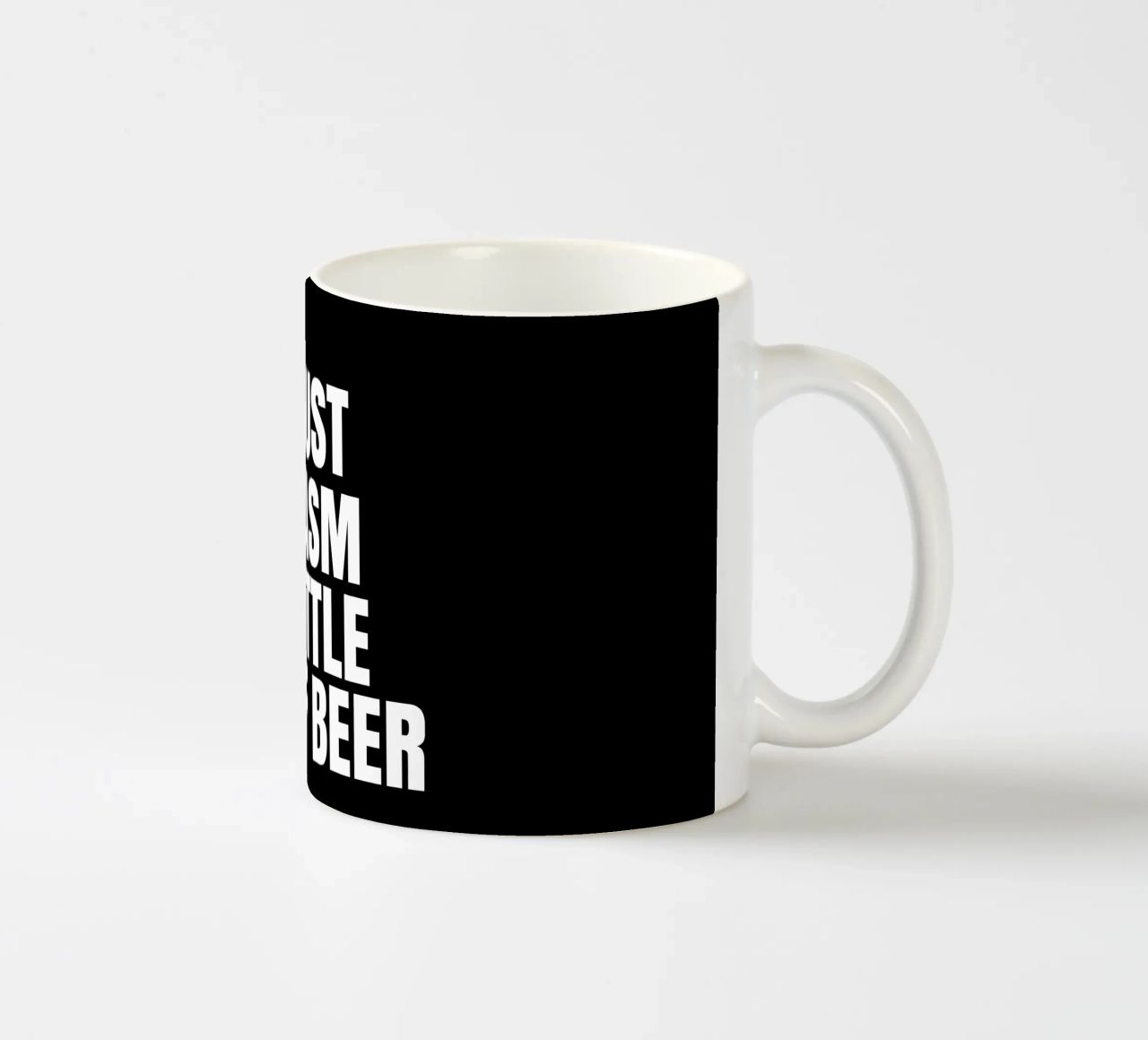 It's just sarcasm and a little bit of beer tazza in ceramica da happieeagle