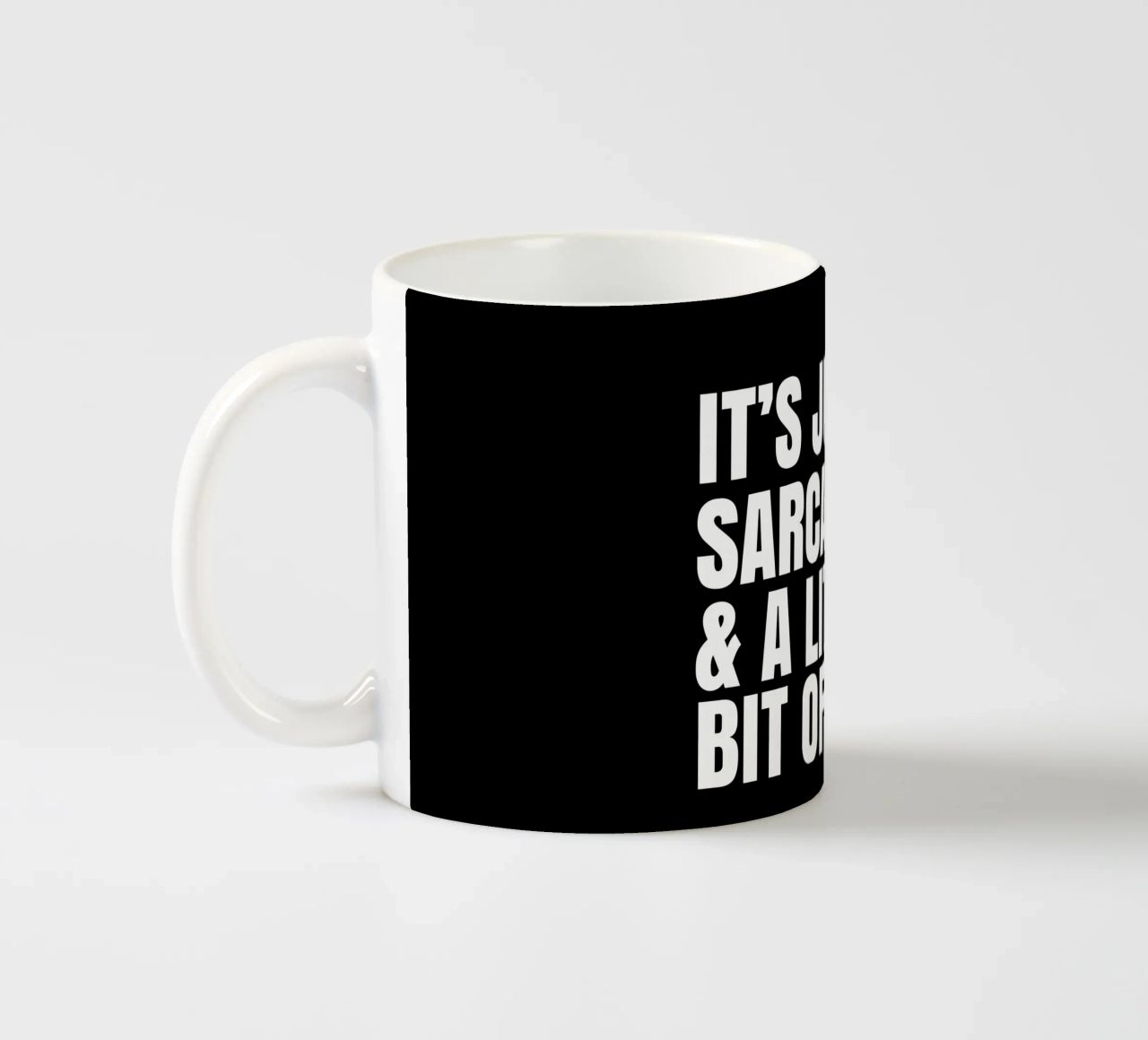 It's just sarcasm and a little bit of beer tazza in ceramica da happieeagle