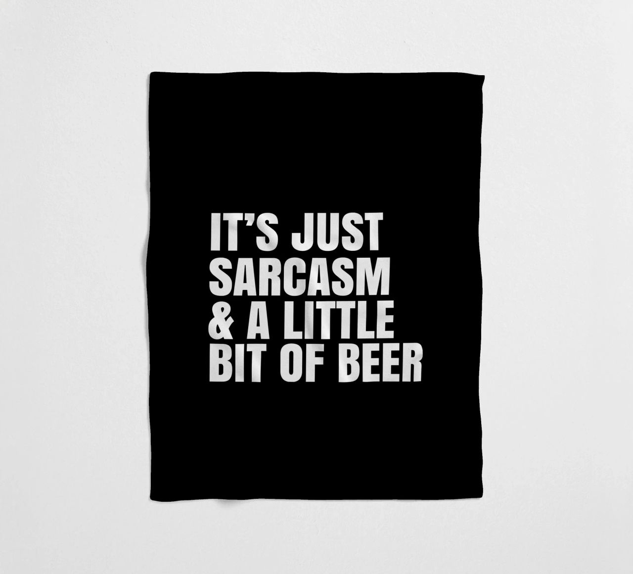It's just sarcasm and a little bit of beer coperta in pile da happieeagle