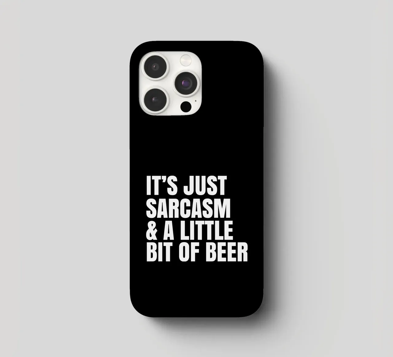 It's just sarcasm and a little bit of beer cover iphone da happieeagle