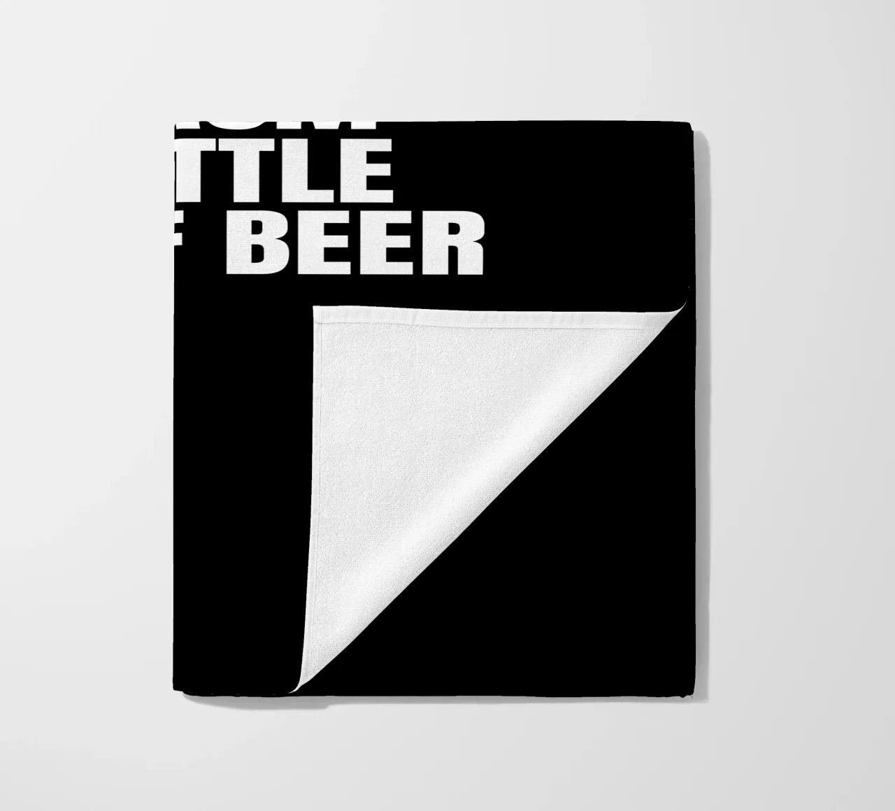 It's just sarcasm and a little bit of beer strandhanddoek van happieeagle