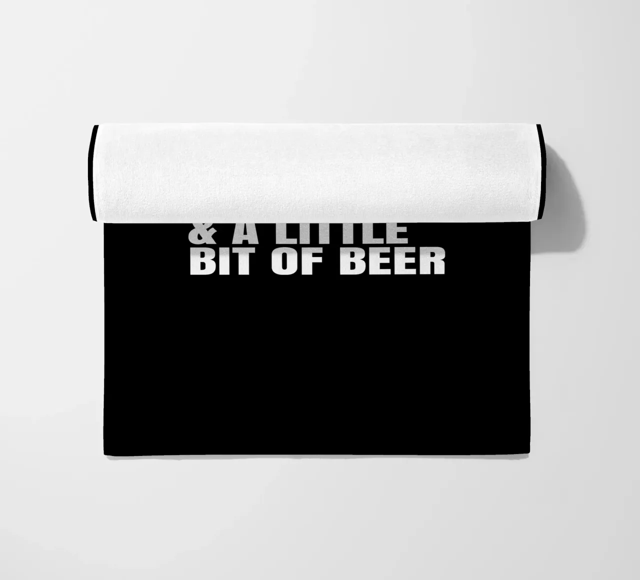 It's just sarcasm and a little bit of beer strandhanddoek van happieeagle