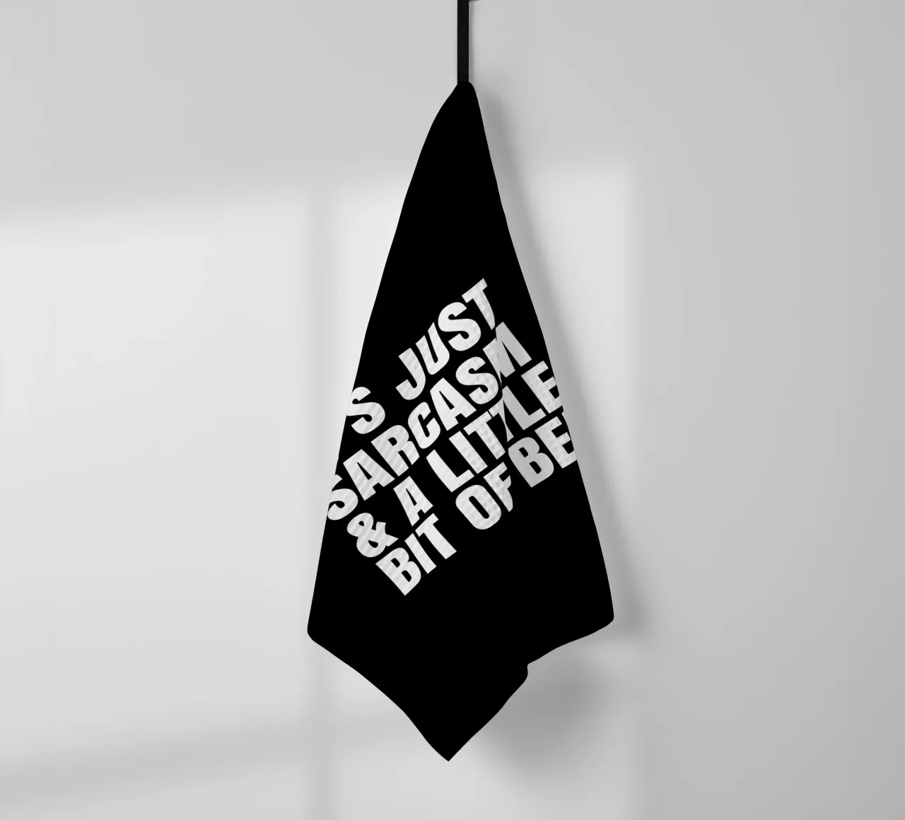 It's just sarcasm and a little bit of beer theedoek van happieeagle