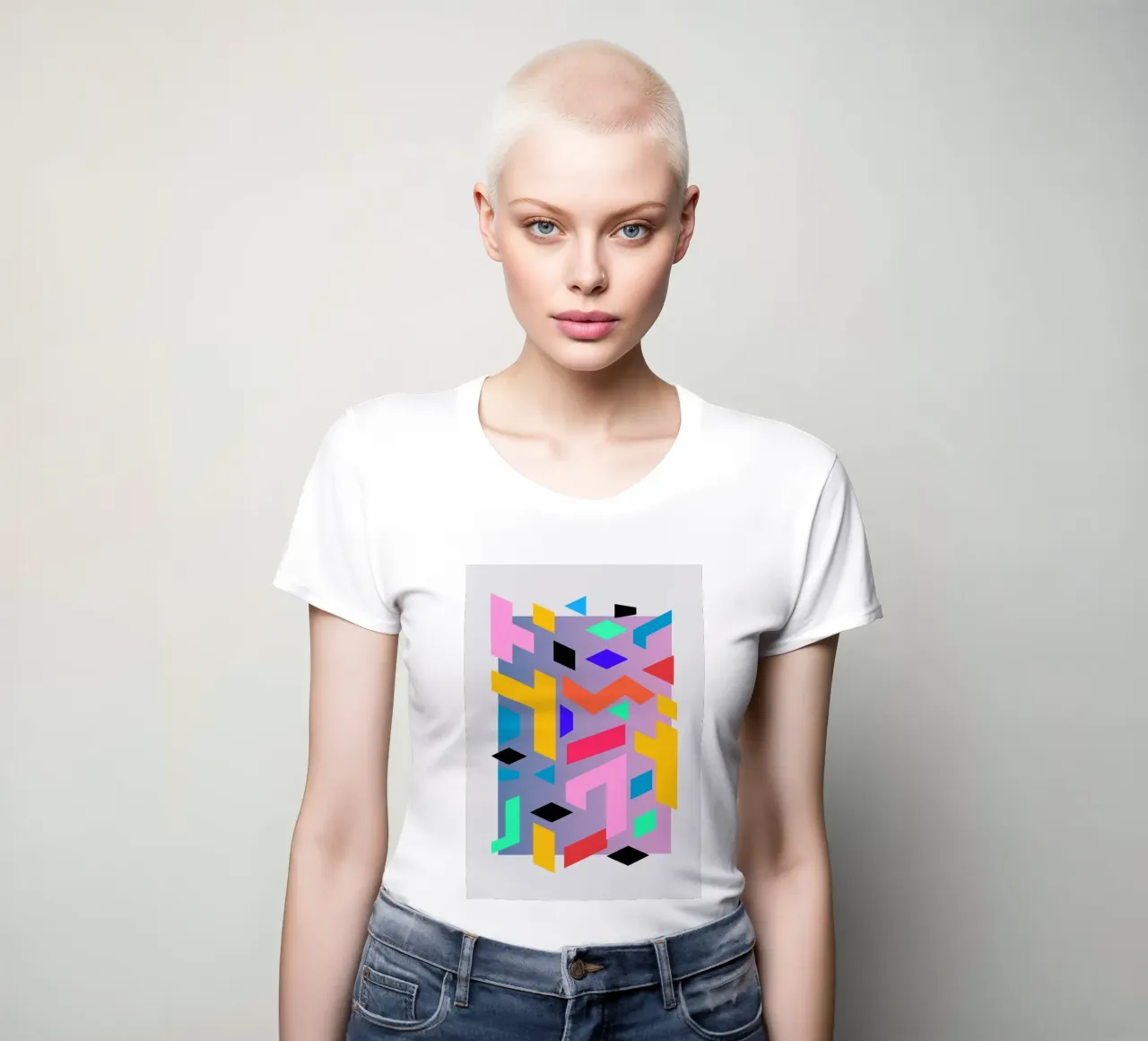 Forme geometriche 26 t-shirt da donna da Gaite