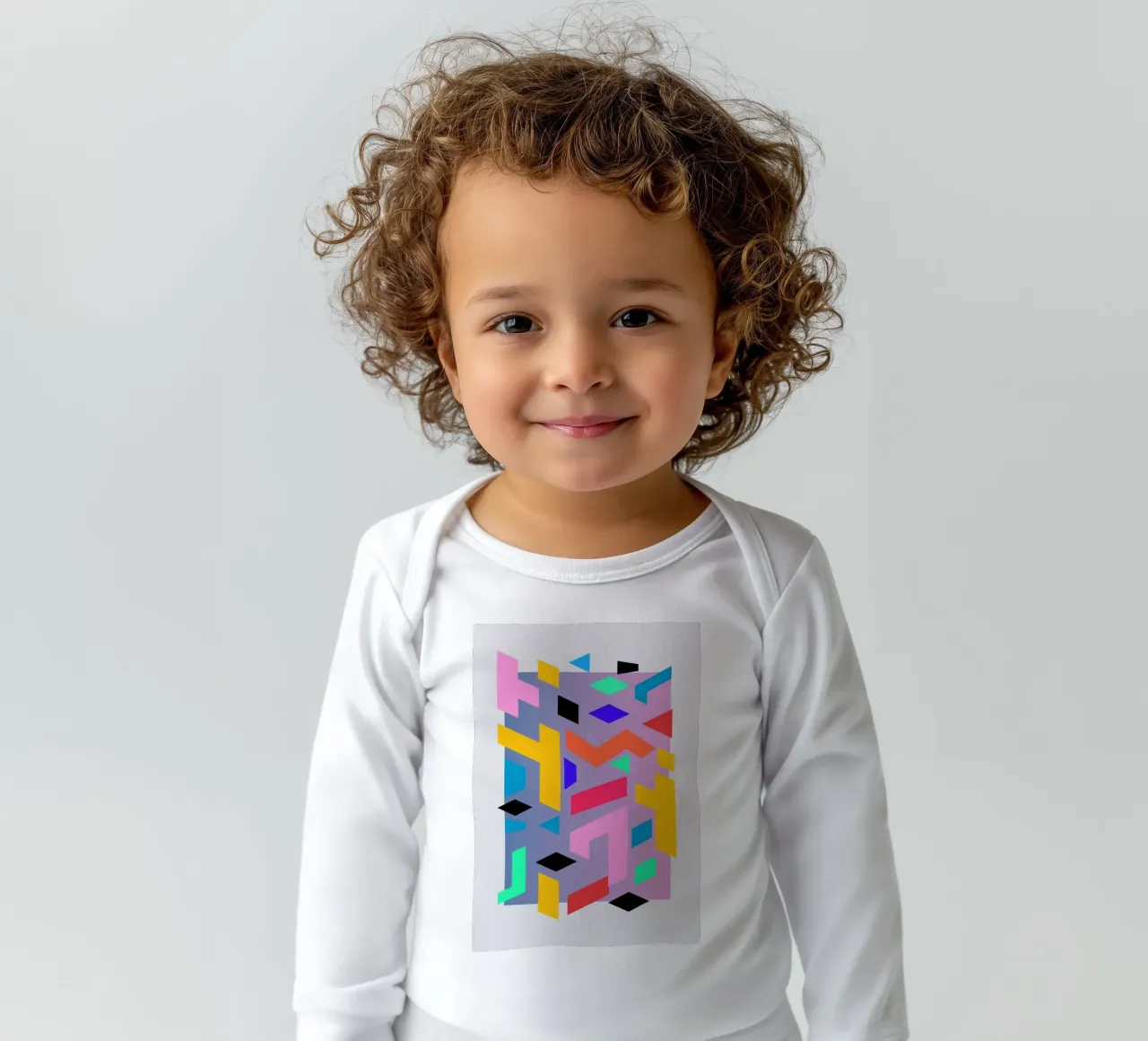 Forme geometriche 26 body neonato maniche lunghe da Gaite