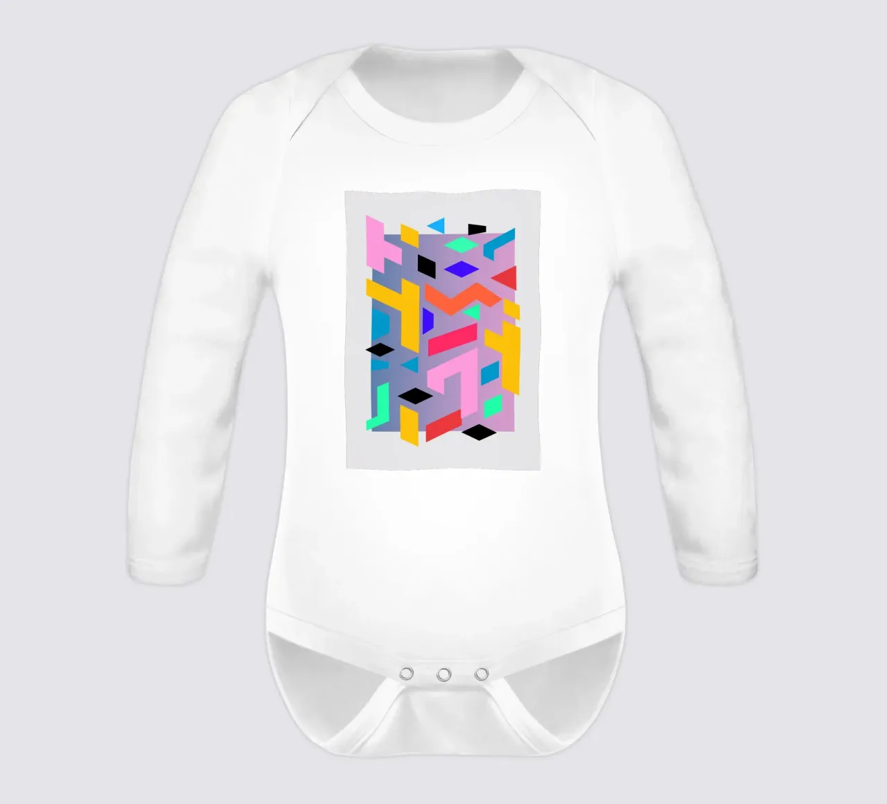 Forme geometriche 26 body neonato maniche lunghe da Gaite