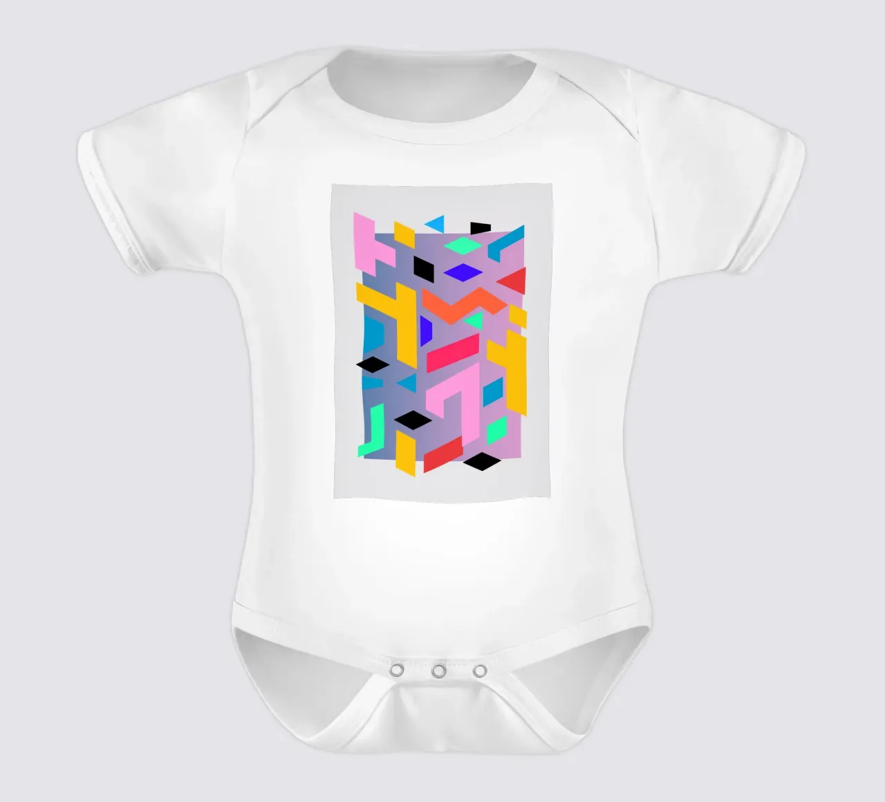Forme geometriche 26 body neonato maniche corte da Gaite