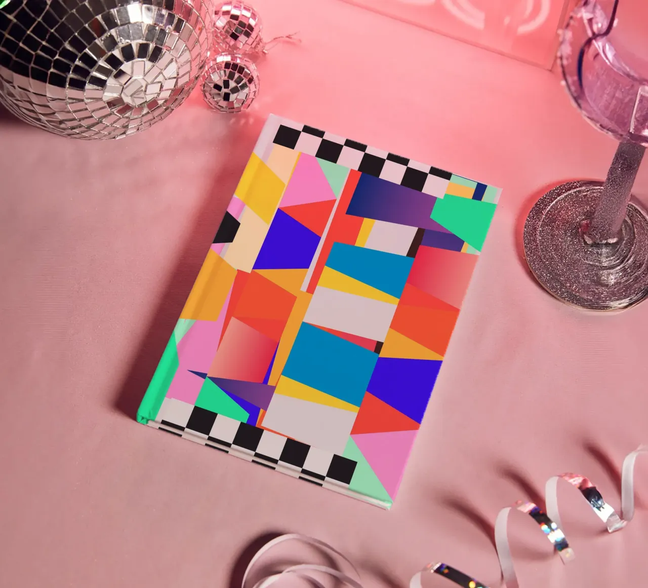 Geometric Abstraction 218 notebook by Gaite