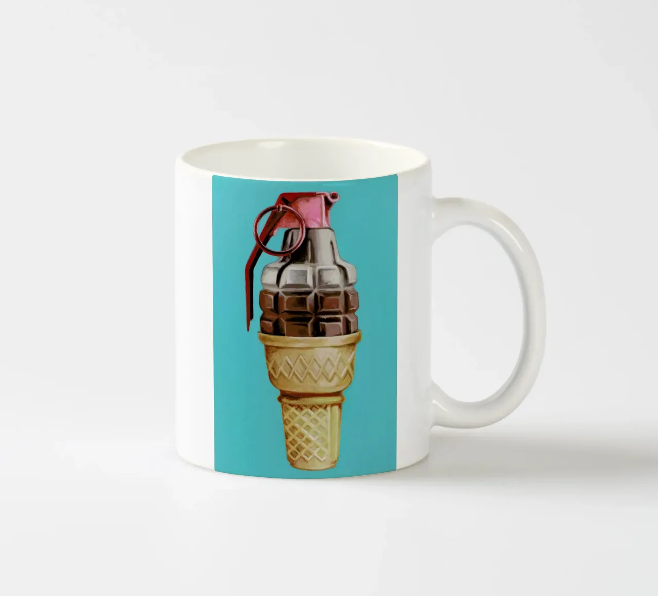 Parental Guidance Advised tazza in ceramica da Jared Yamahata