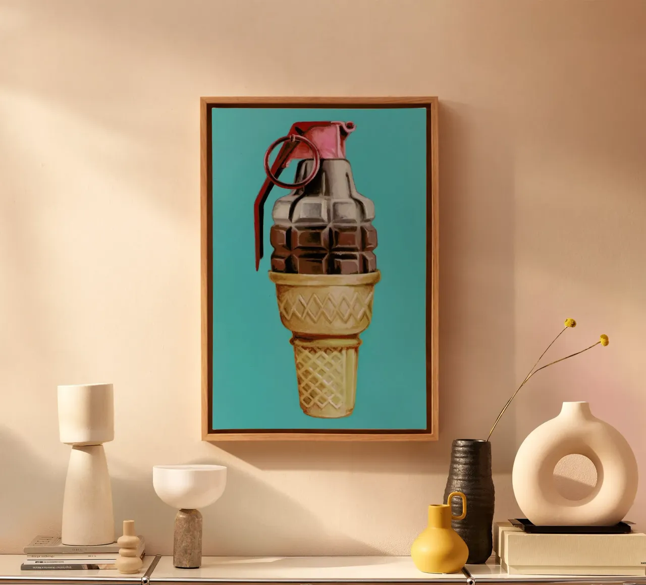 Parental Guidance Advised canvas van Jared Yamahata