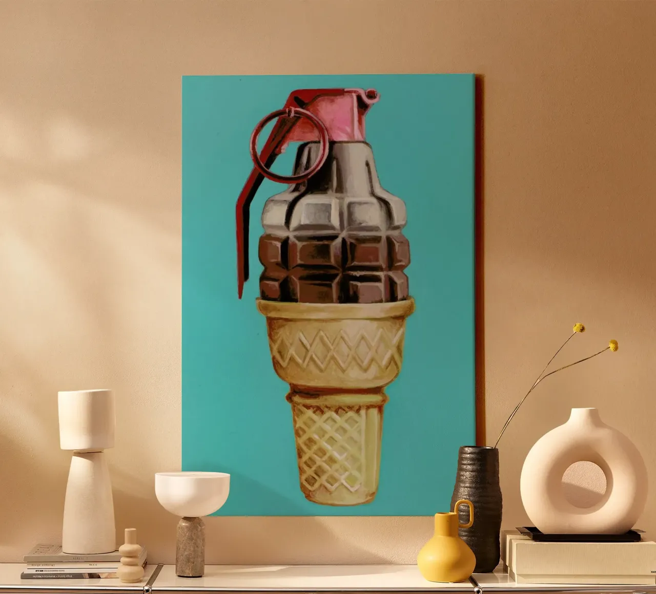 Parental Guidance Advised canvas van Jared Yamahata