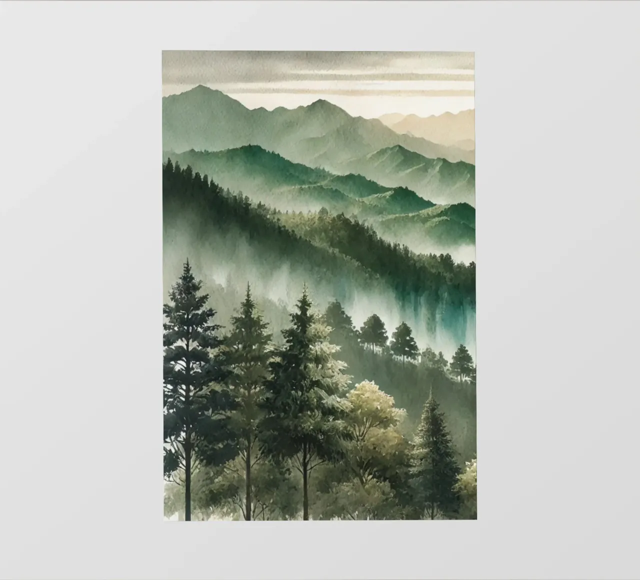 L'Éveil des Montagnes 1 carta da parati fotografica da Épure design
