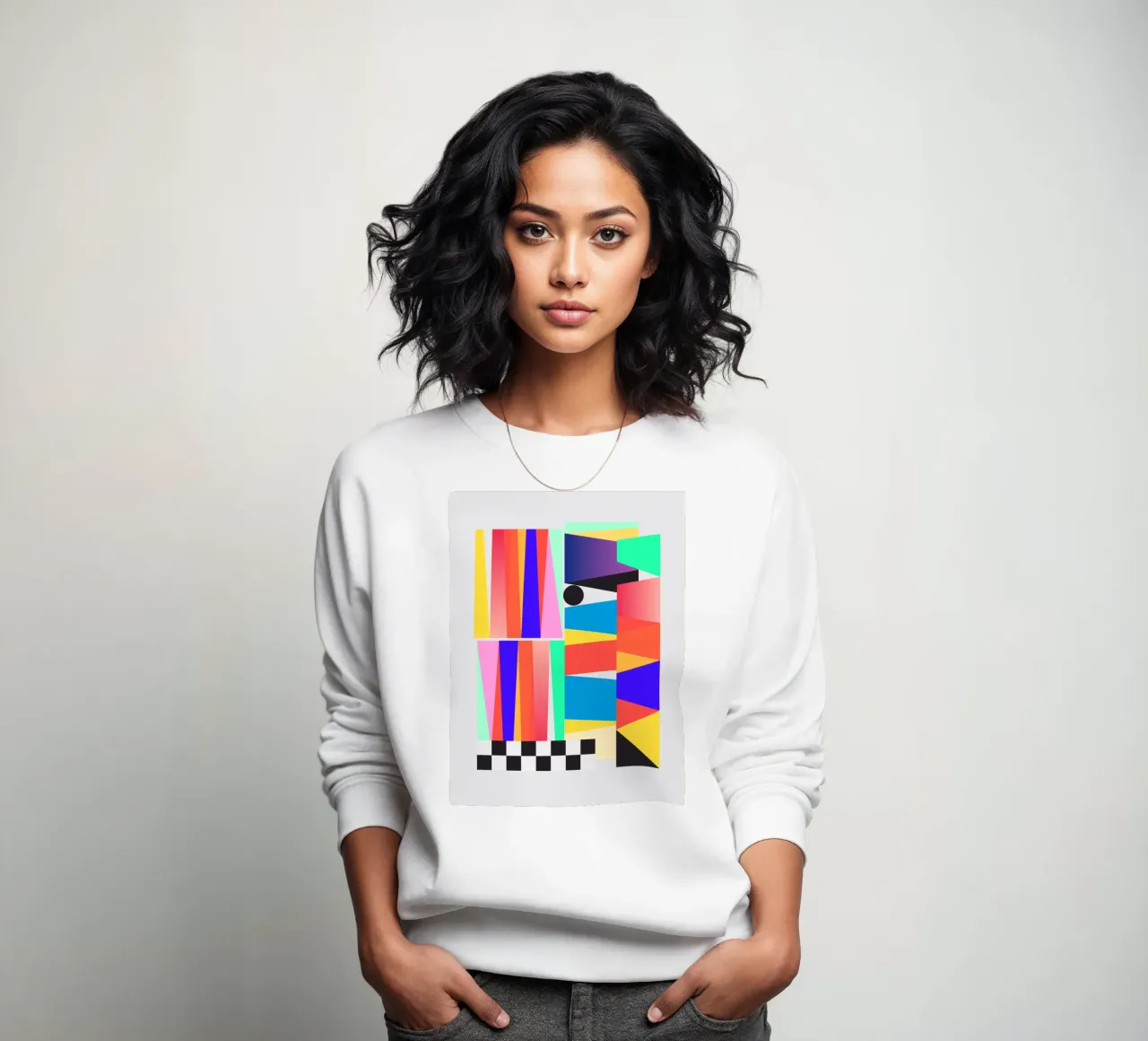 Geometric Shapes 24 sweatshirt by Gaite