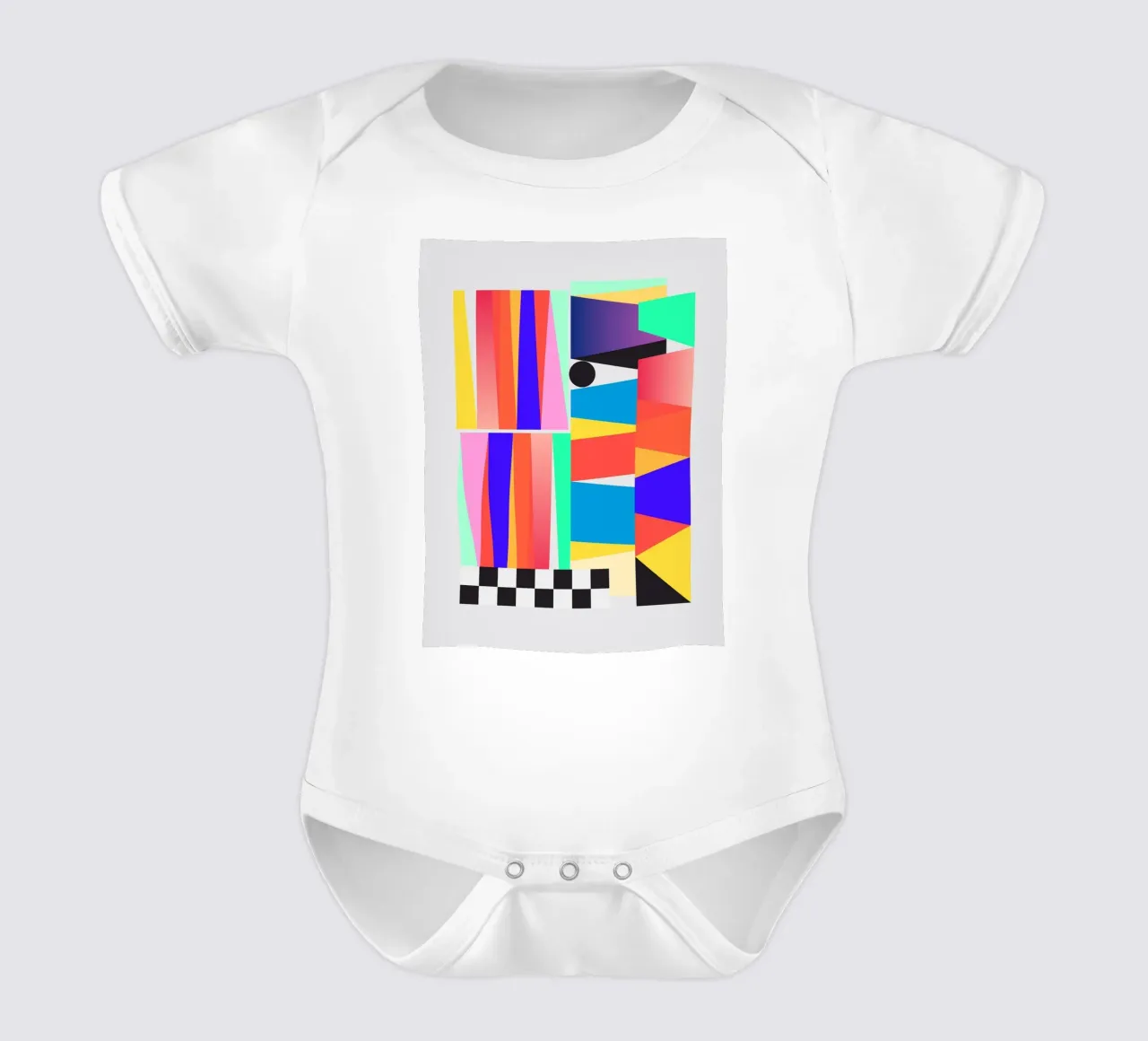 Forme geometriche 24 body neonato maniche corte da Gaite