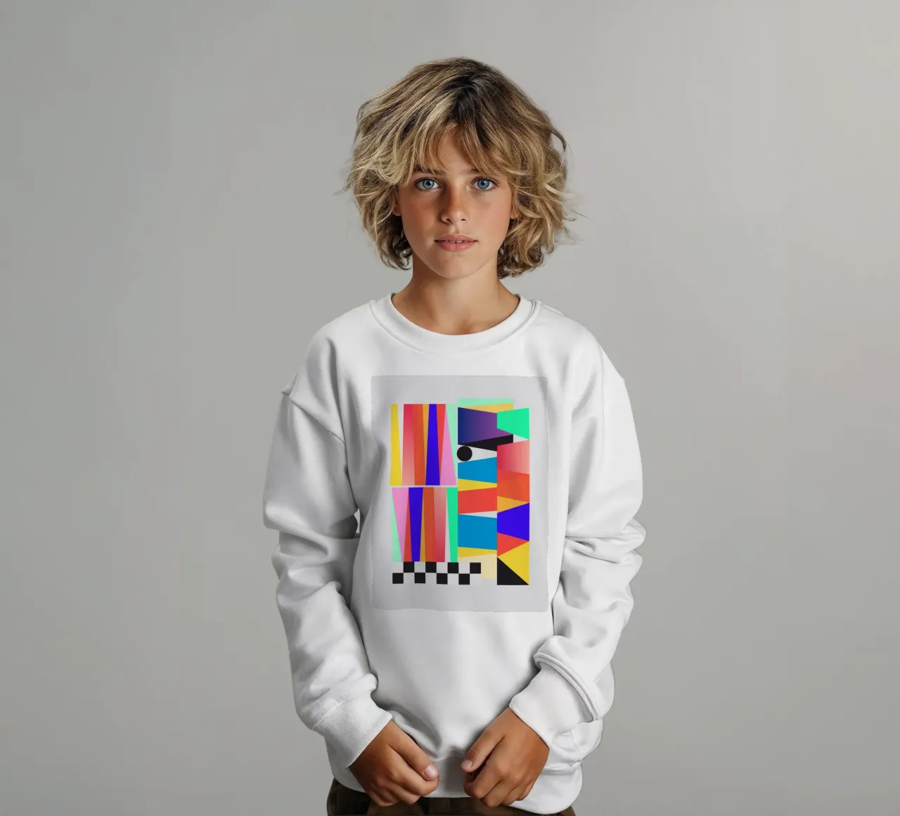 Forme geometriche 24 felpa bambino da Gaite