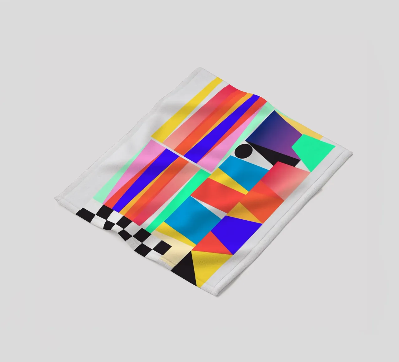 Forme geometriche 24 coperta in pile da Gaite