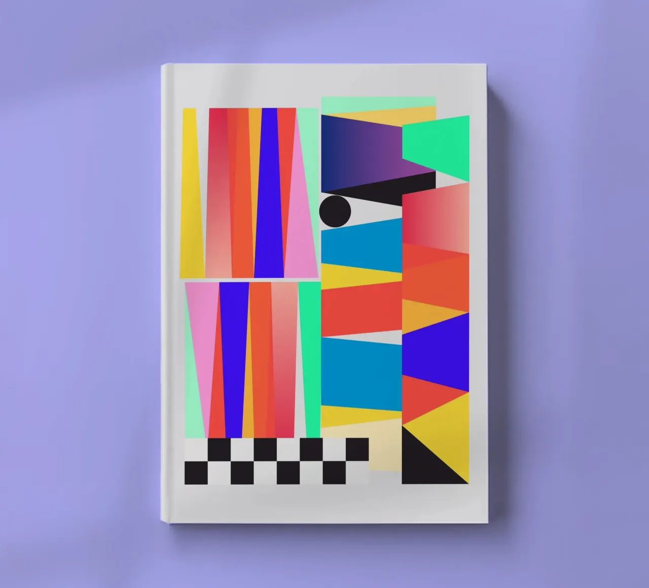 Geometric Shapes 24 notebook by Gaite