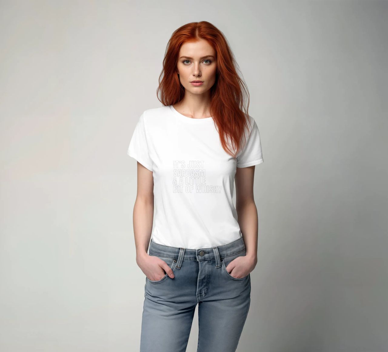 It's just sarcasm and a little bit of whisky t-shirt da happieeagle