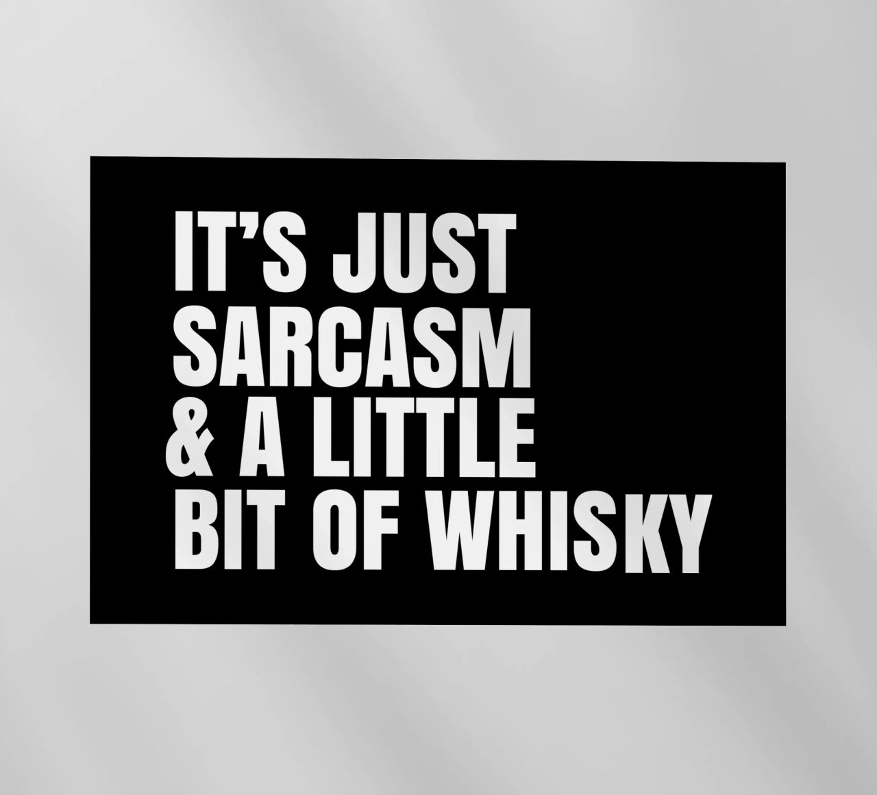 It's just sarcasm and a little bit of whisky pellicola backlit da happieeagle