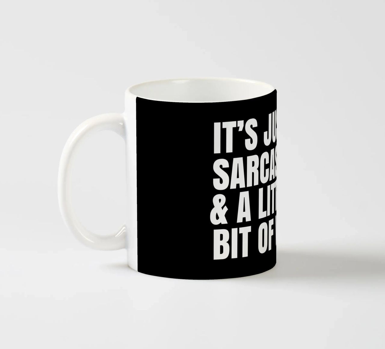 It's just sarcasm and a little bit of whisky tazza in ceramica da happieeagle