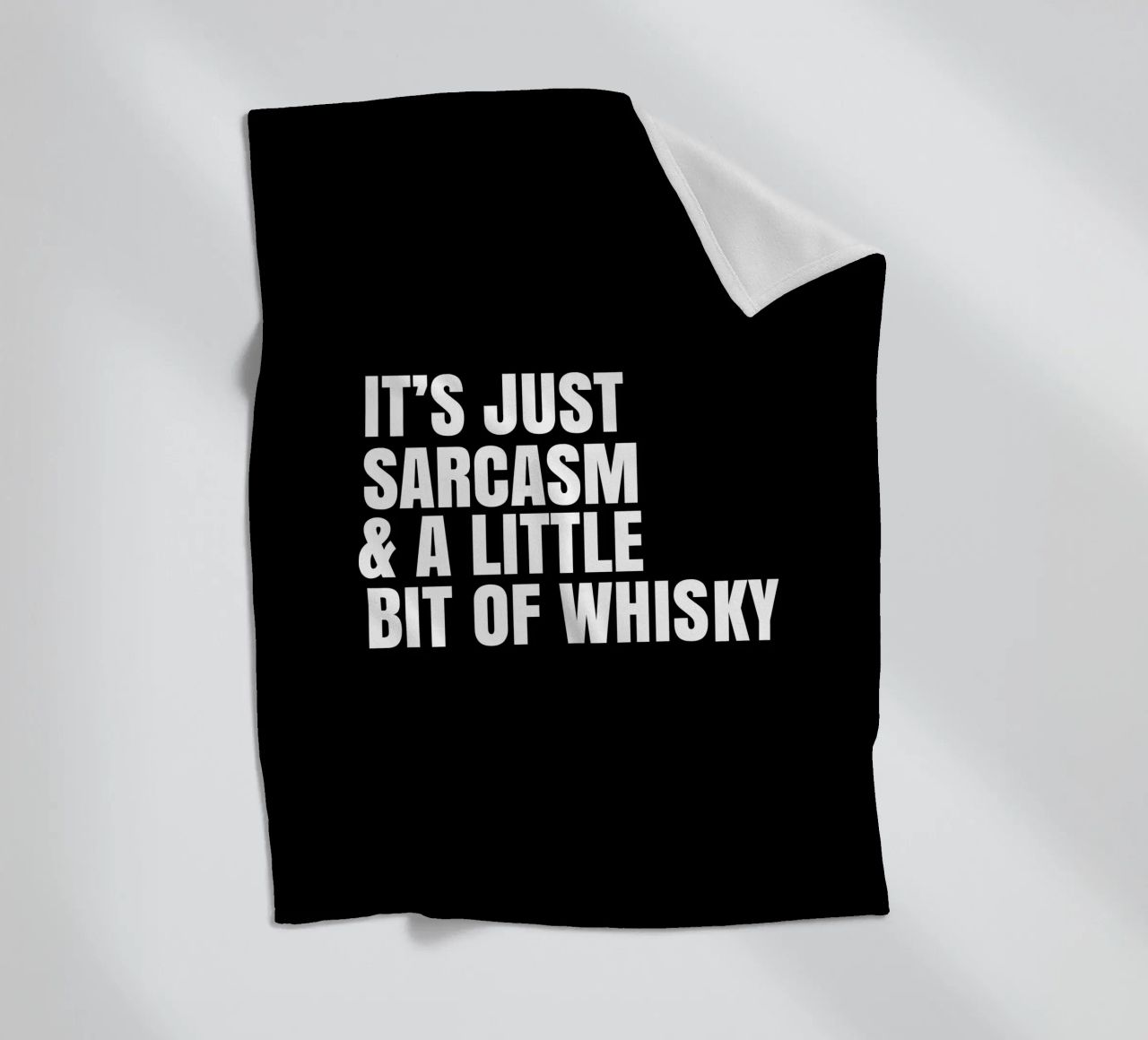 It's just sarcasm and a little bit of whisky coperta in pile da happieeagle
