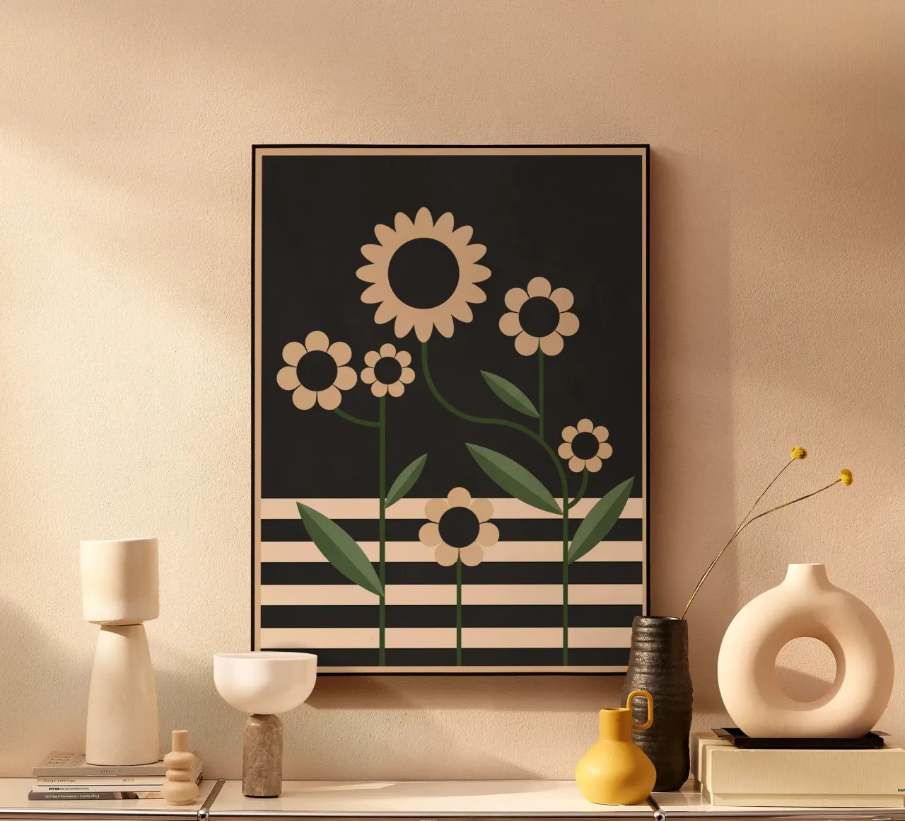 Geometria floreale 37 alluminio dibond da Gaite