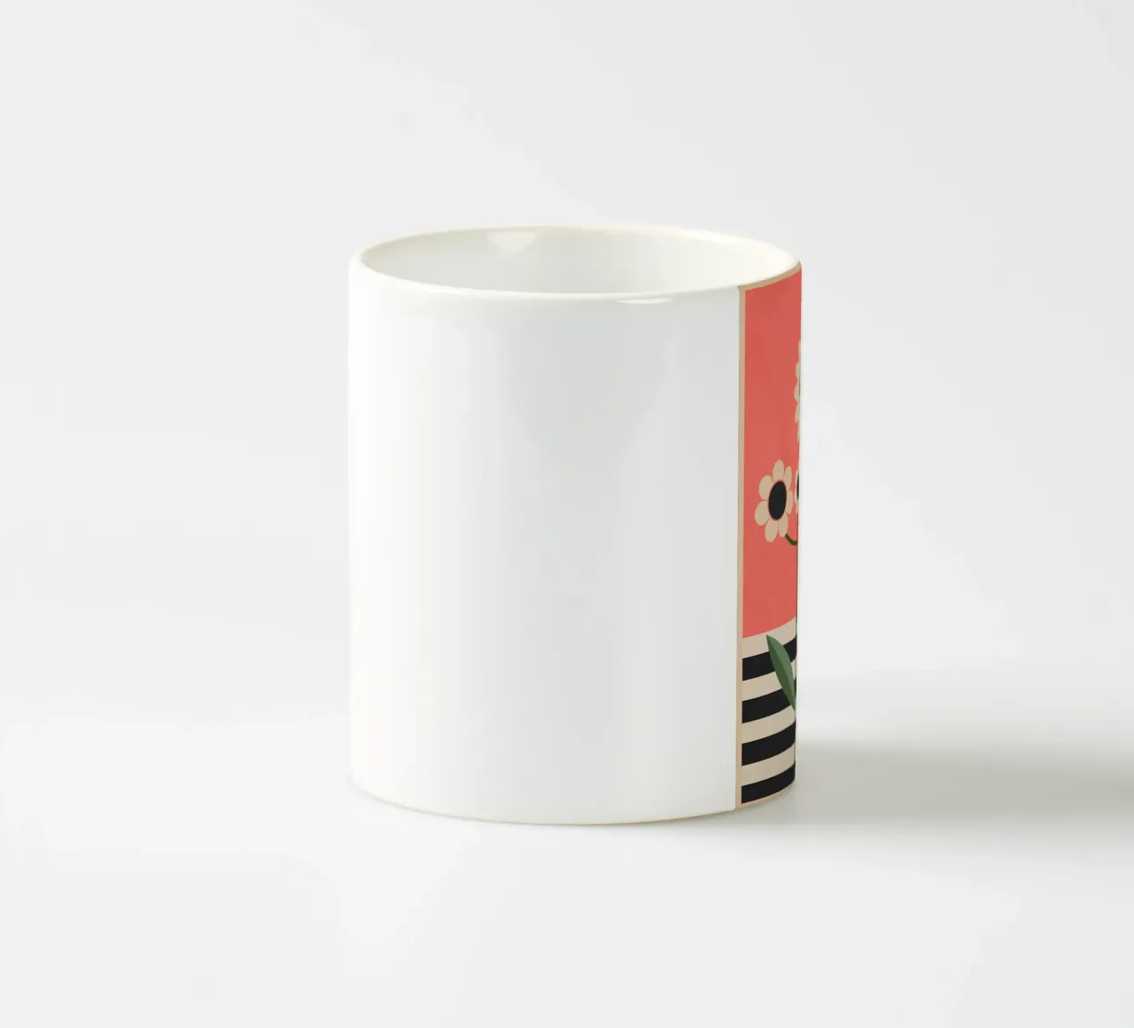 Geometria floreale 39 tazza in ceramica da Gaite