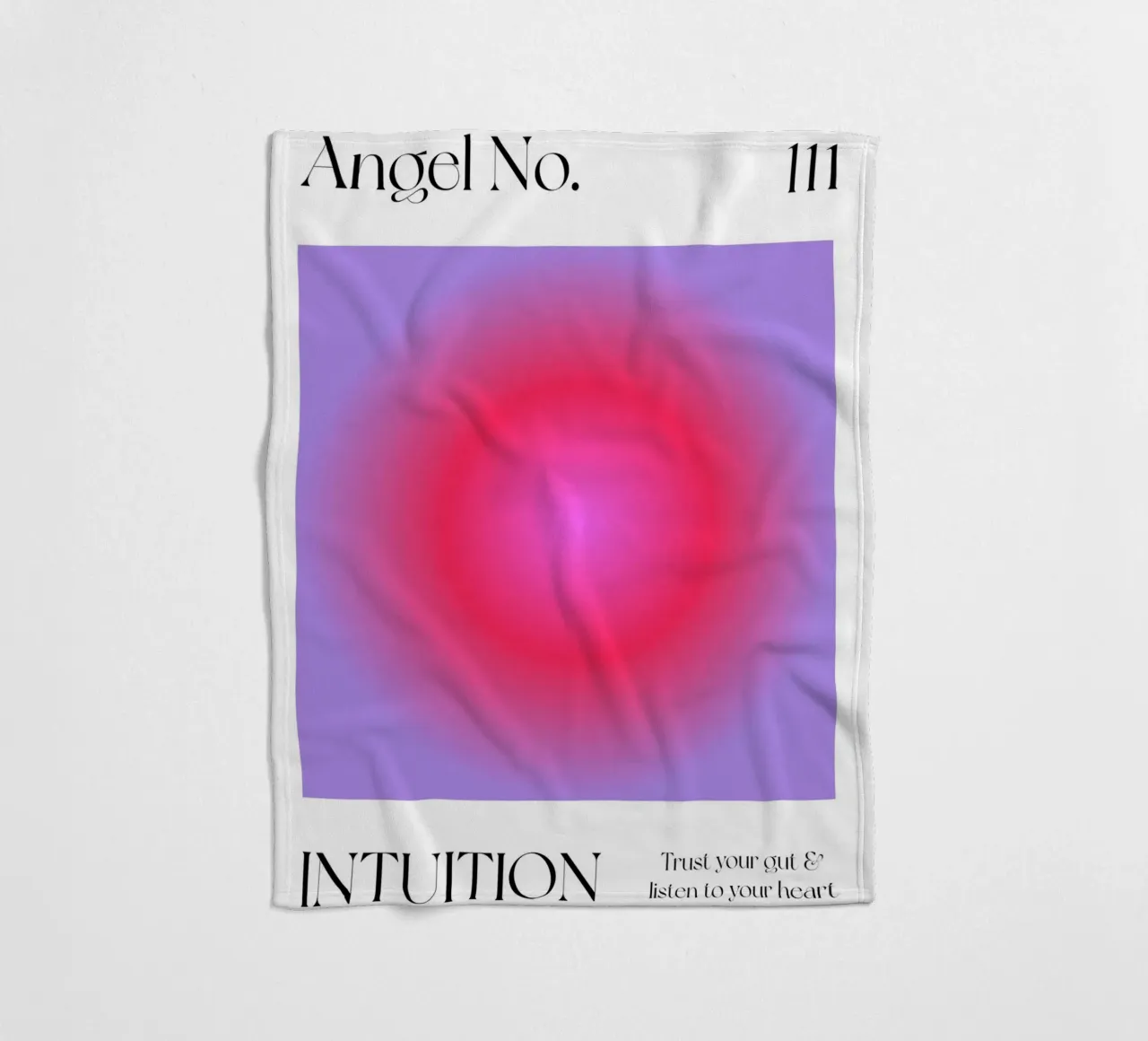 Angelo n. 111: Intution Aura coperta in pile da Paigaam Studio