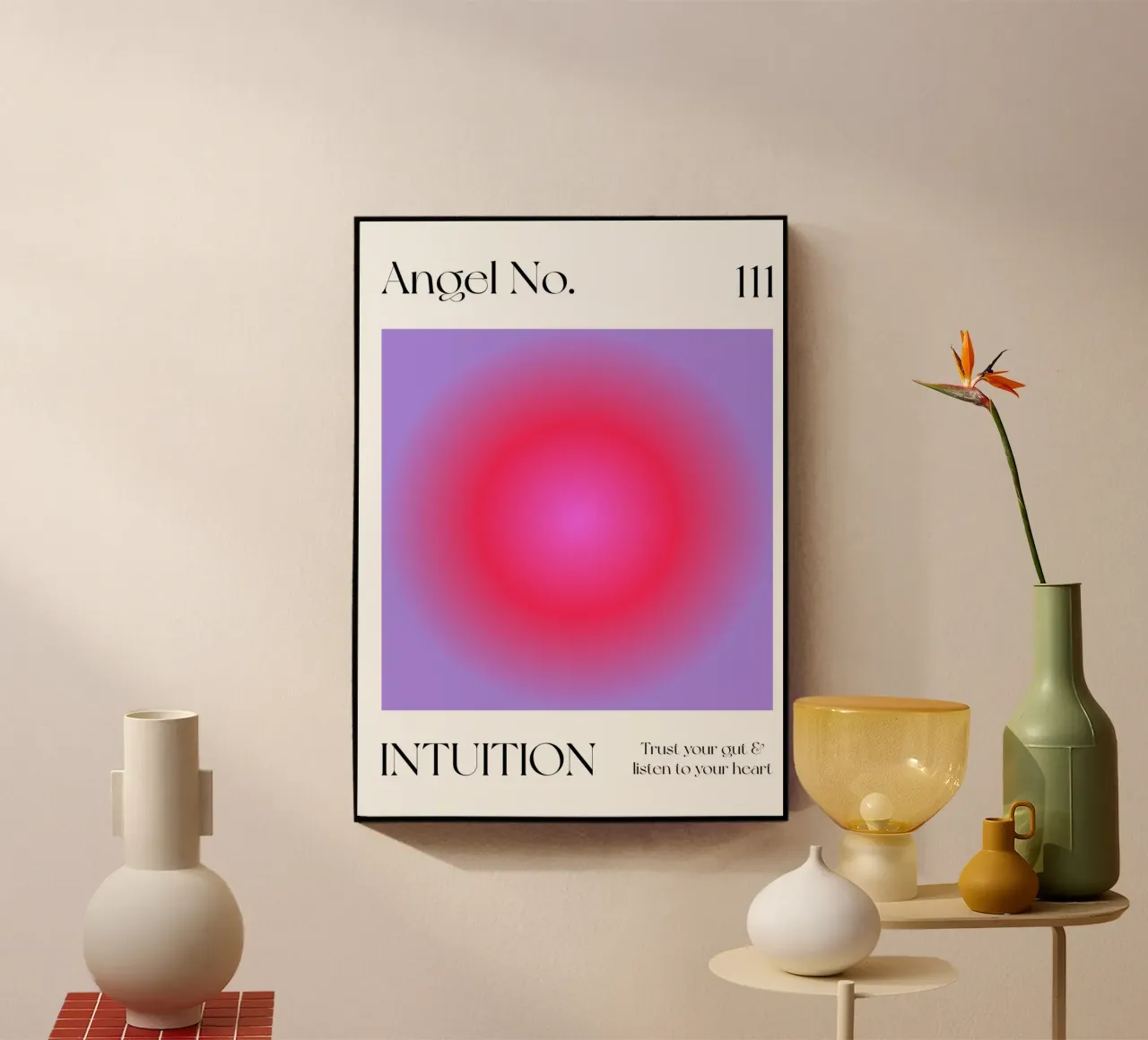 Angelo n. 111: Intution Aura plexiglass da Paigaam Studio