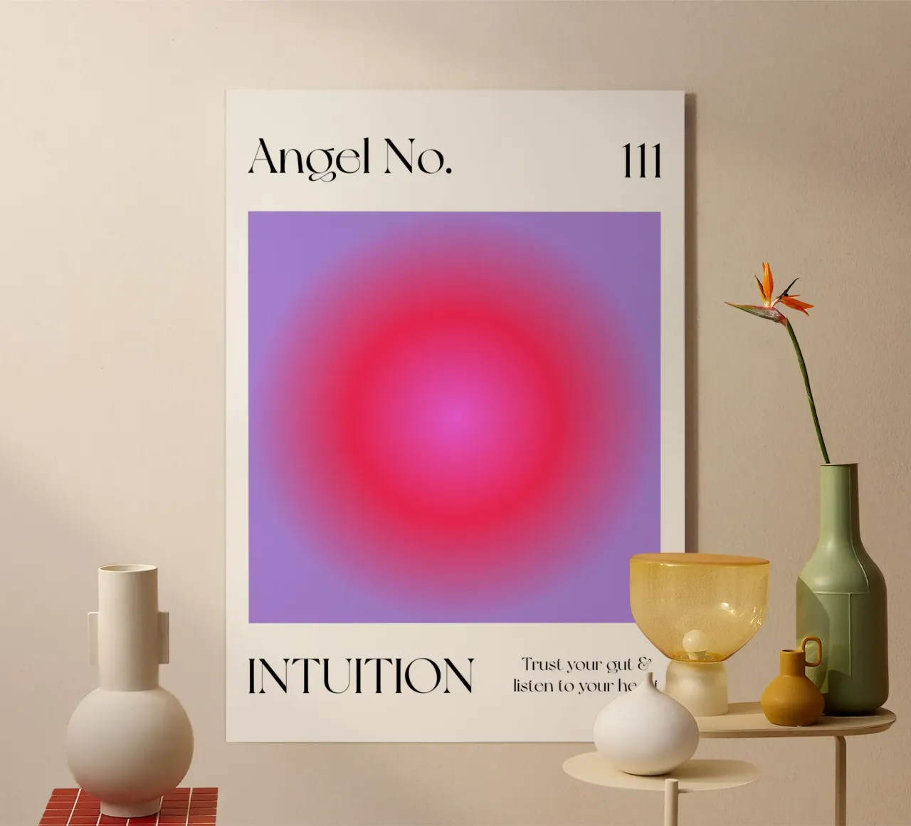 Angelo n. 111: Intution Aura plexiglass da Paigaam Studio