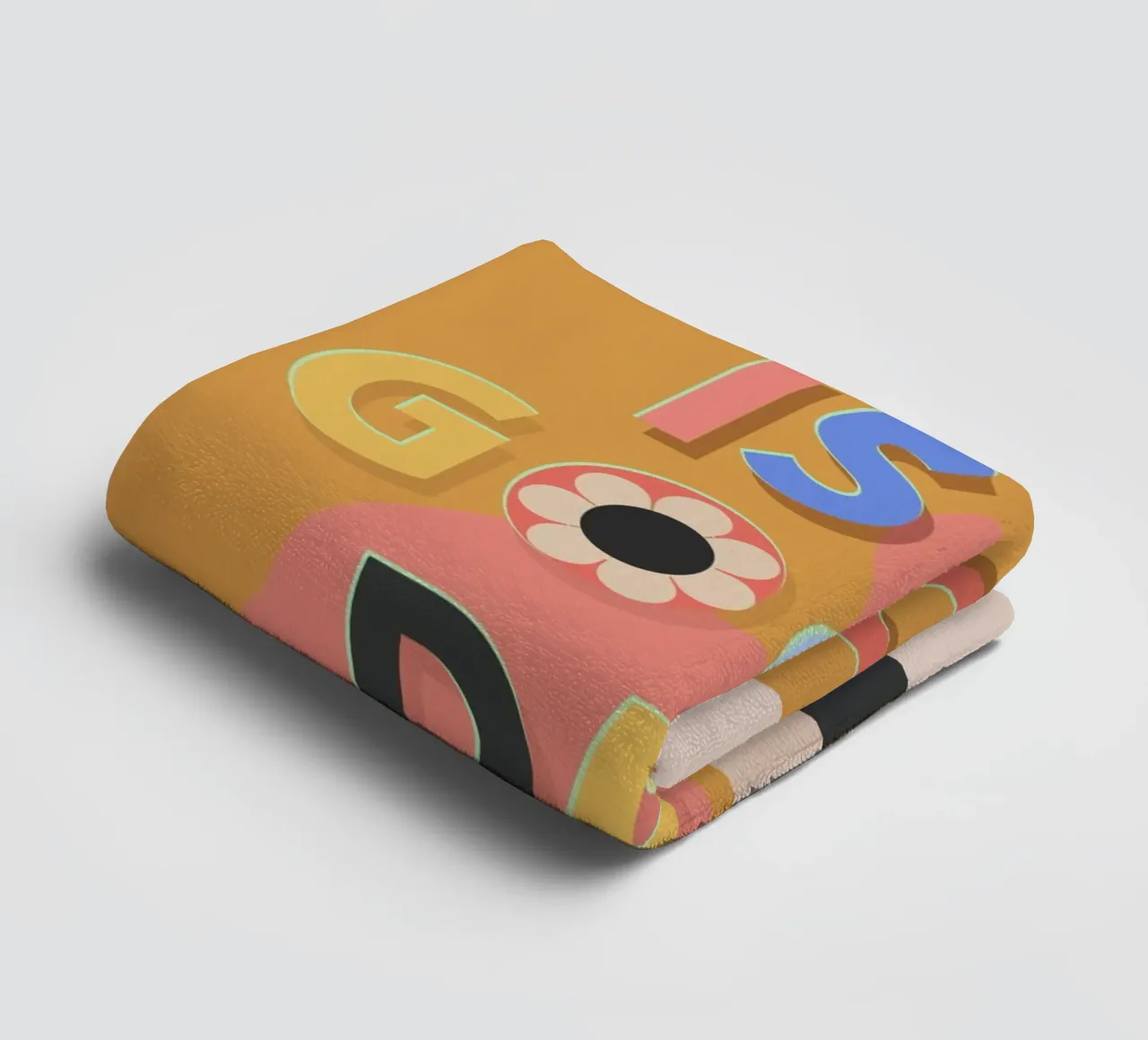 Today Is A Good Day towel by Gaite