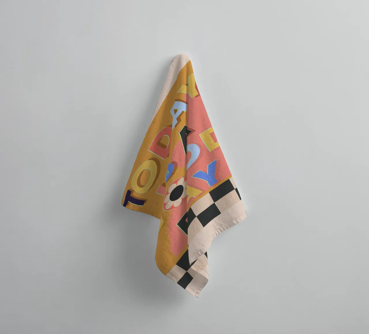 Today Is A Good Day towel by Gaite