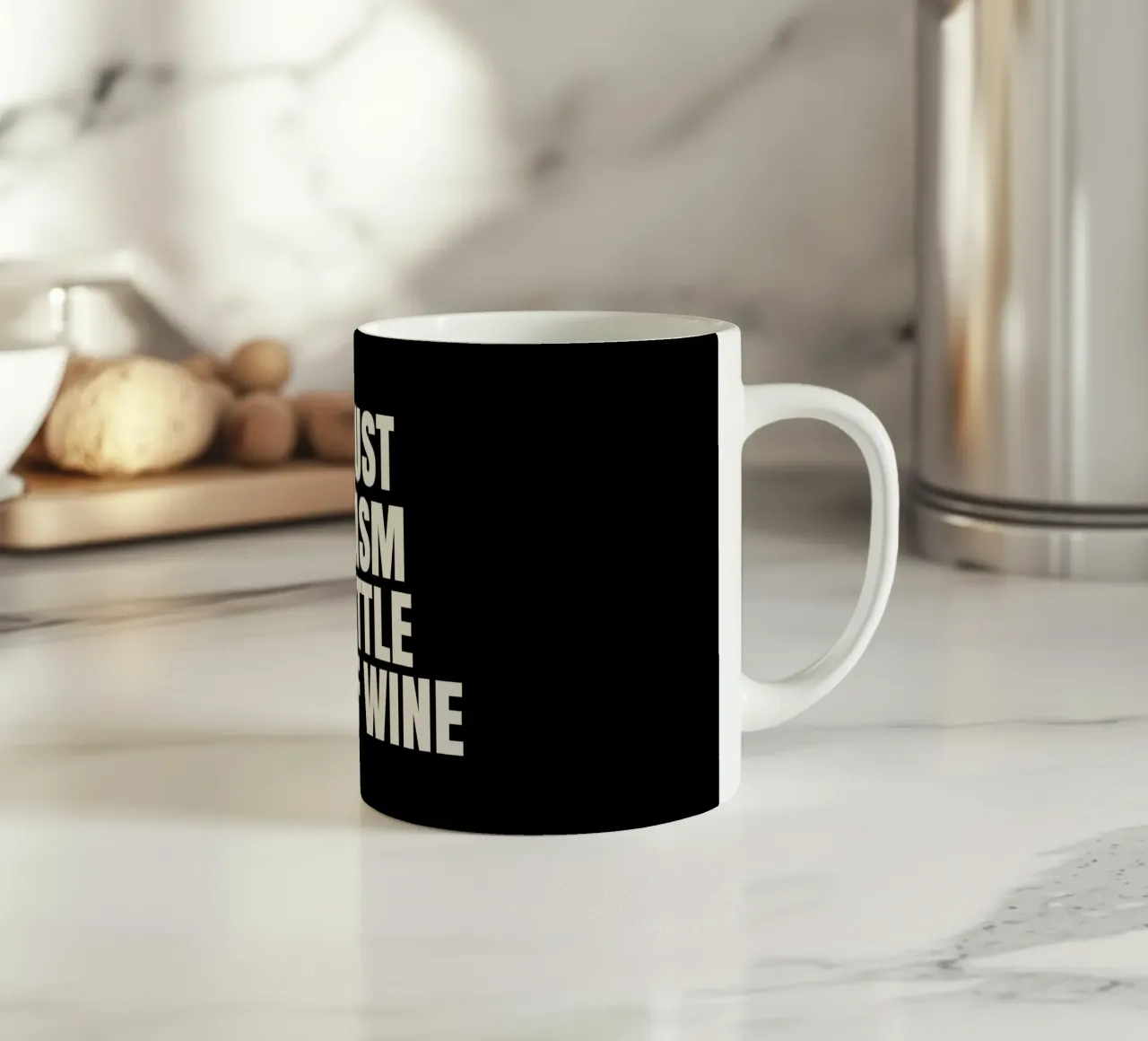 It's just sarcasm and a little bit of wine Keramik Tasse von happieeagle