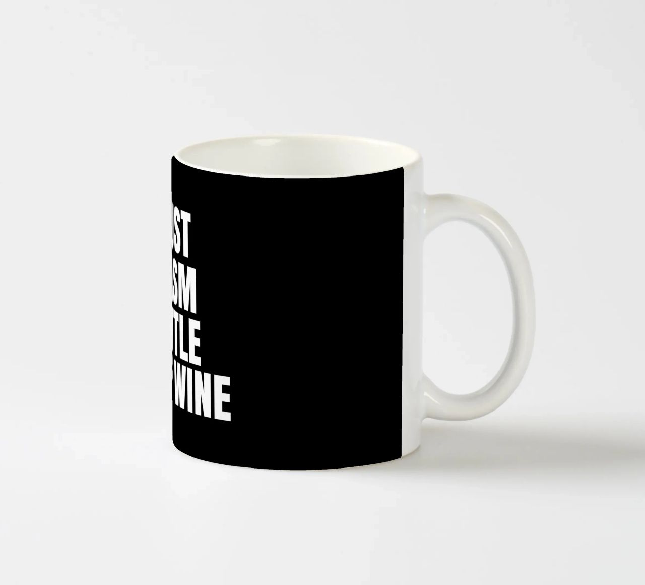 It's just sarcasm and a little bit of wine tazza in ceramica da happieeagle