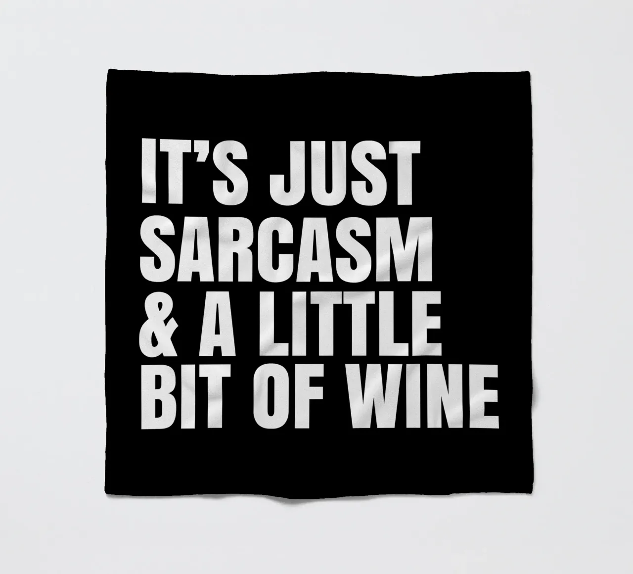 It's just sarcasm and a little bit of wine coperta in pile da happieeagle