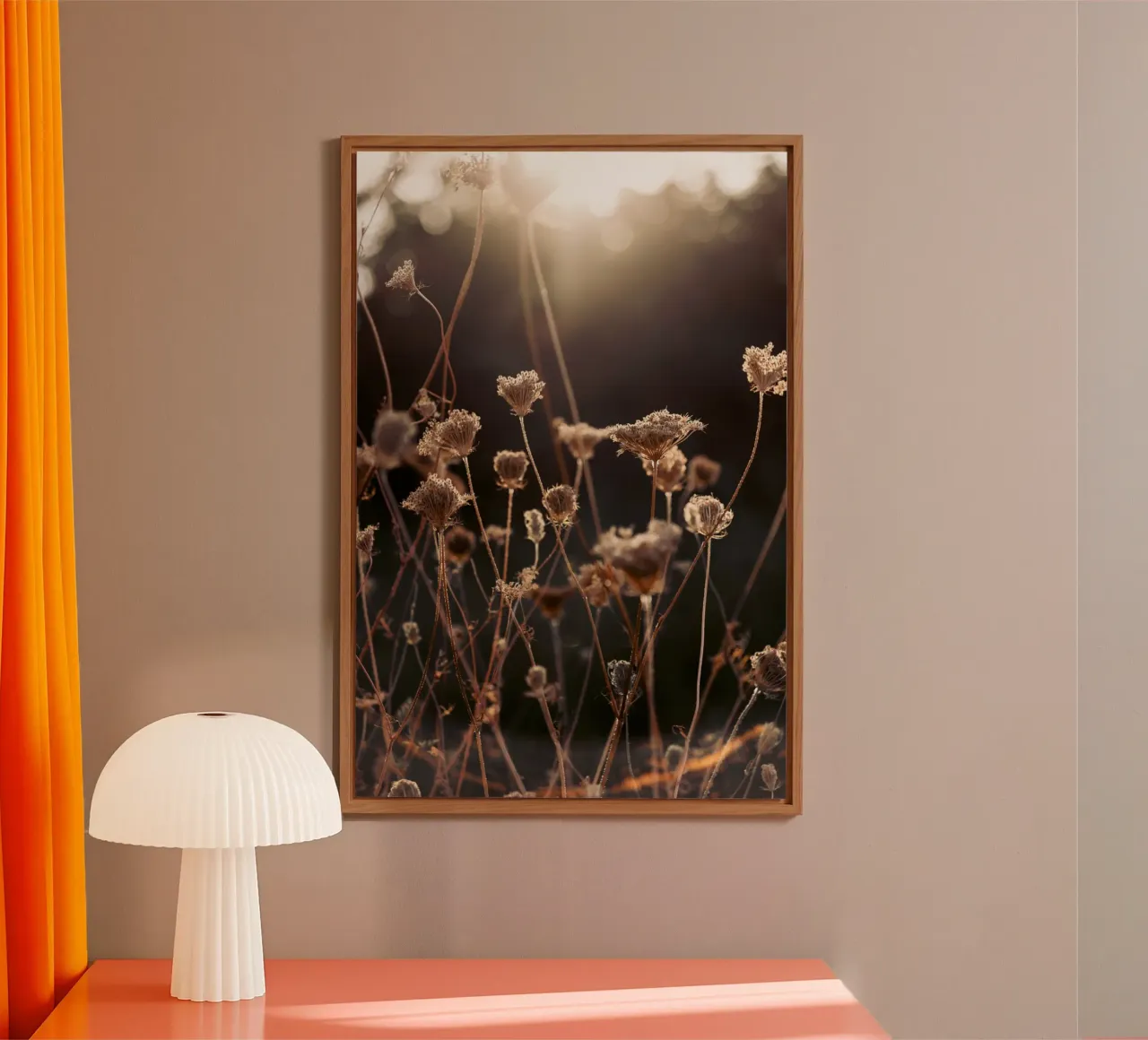 Warm Winter Light 2 Forex-Platte von Mareike Böhmer Photography