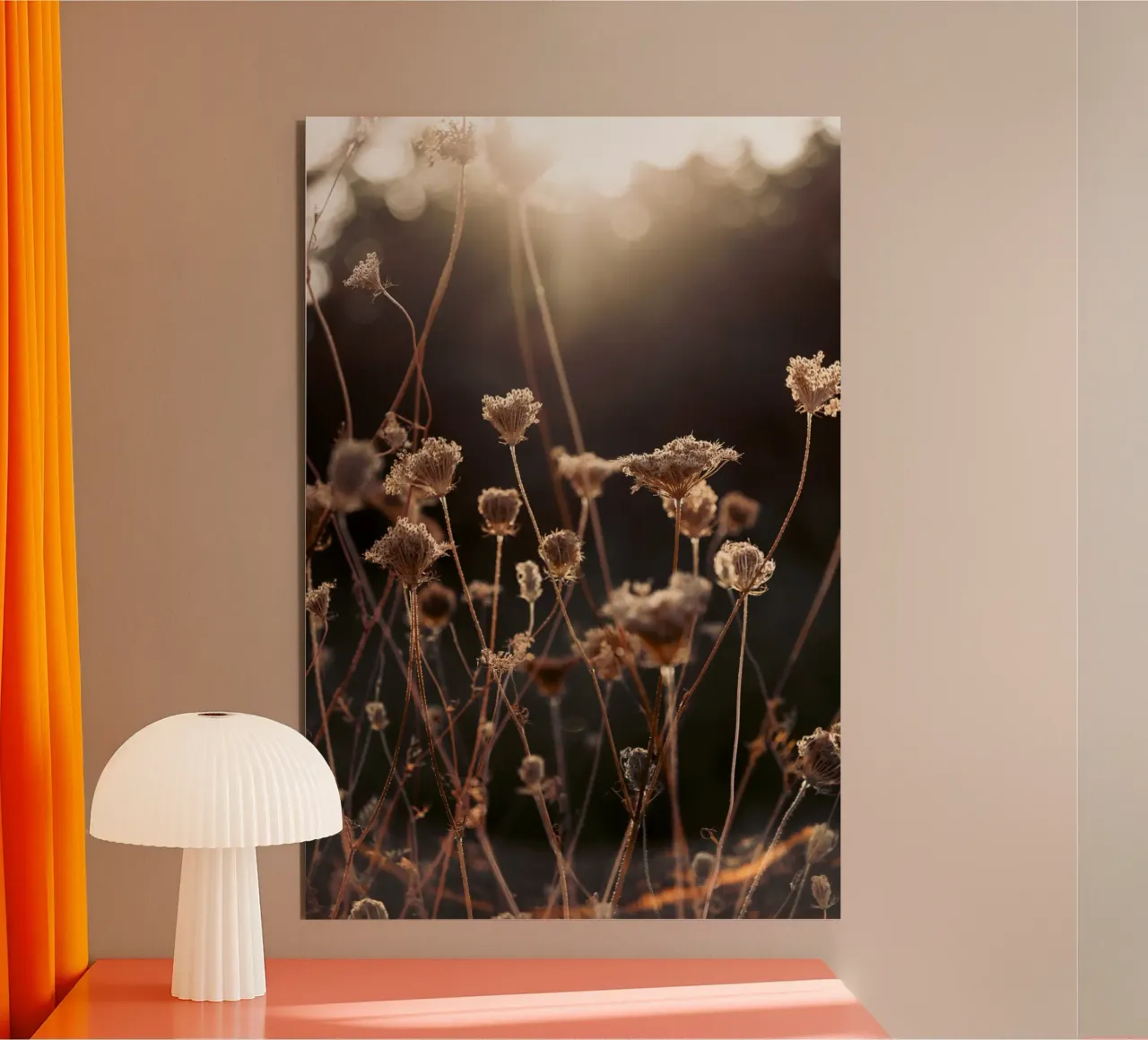 Warm Winter Light 2 Forex-Platte von Mareike Böhmer Photography