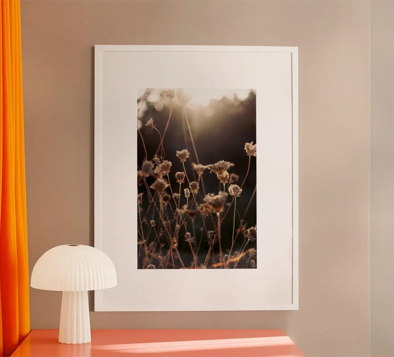 Warm Winter Light 2 Poster von Mareike Böhmer Photography