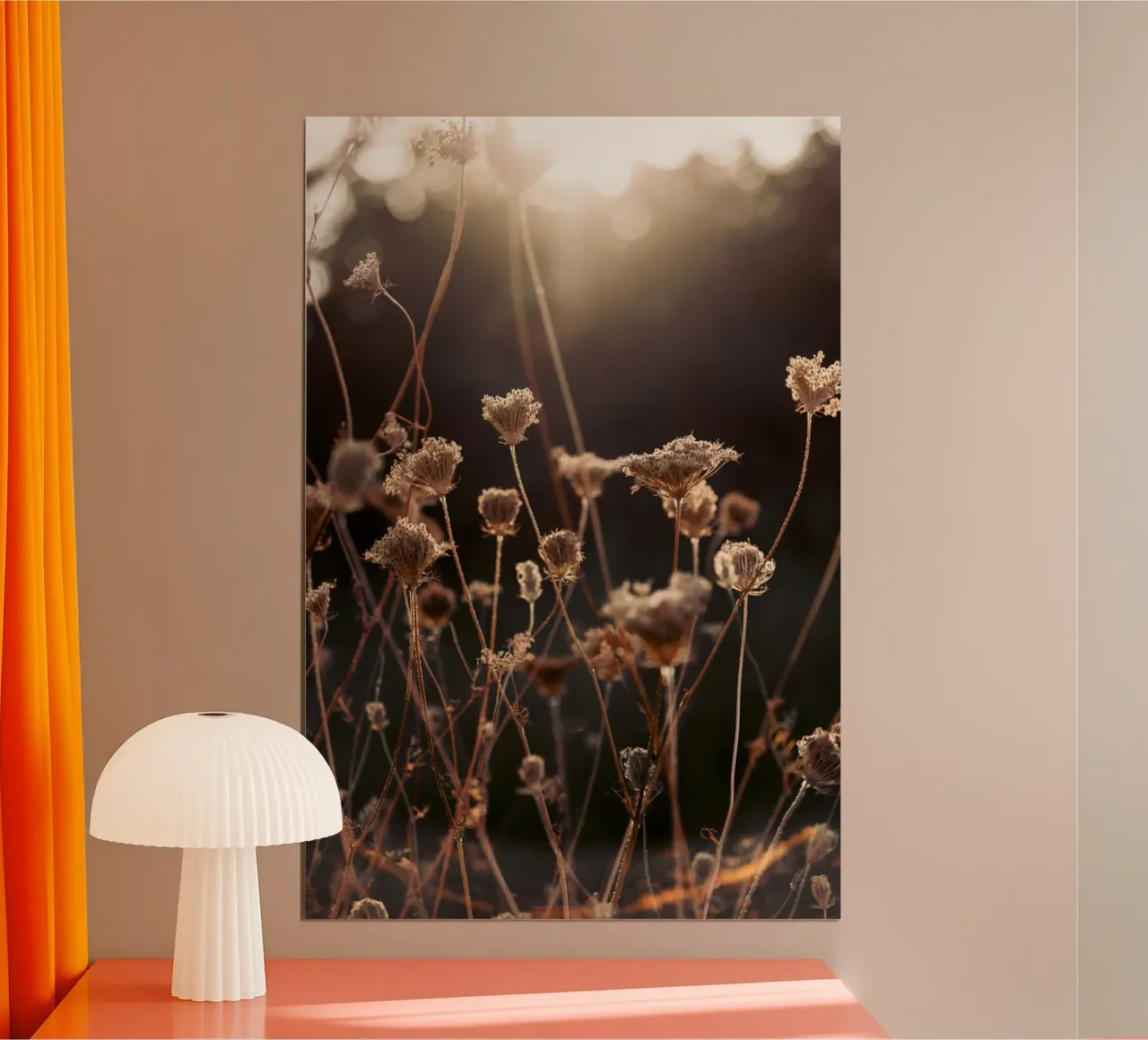 Warm Winter Light 2 Poster von Mareike Böhmer Photography